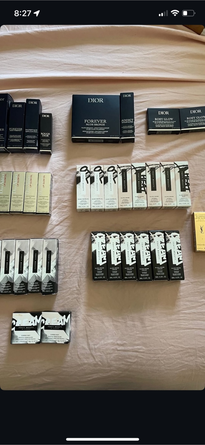 Dior, Fenty Beauty & Yves Saint Laurent (YSL) Make-up Bundle