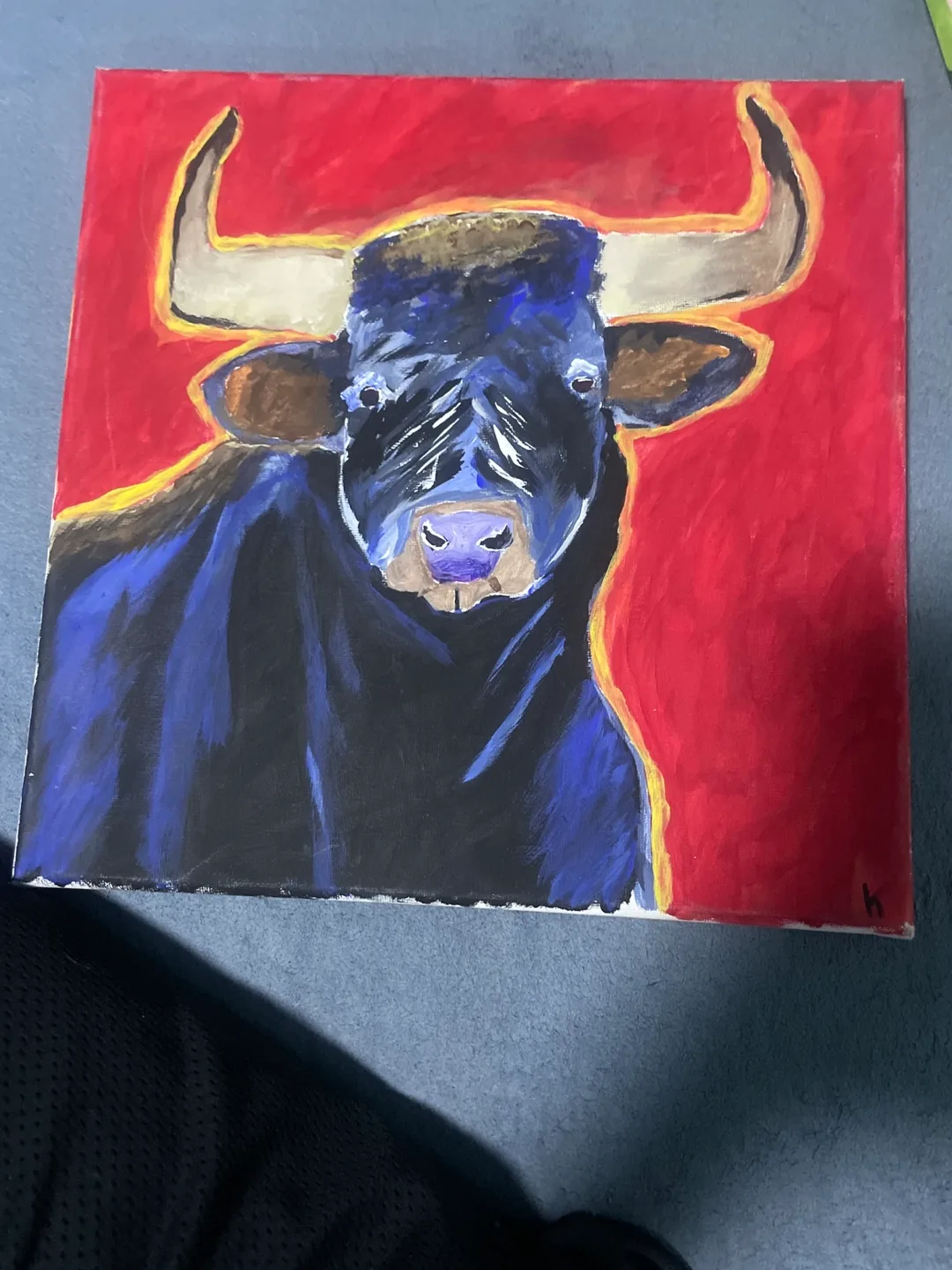 Bull painting thumbnail