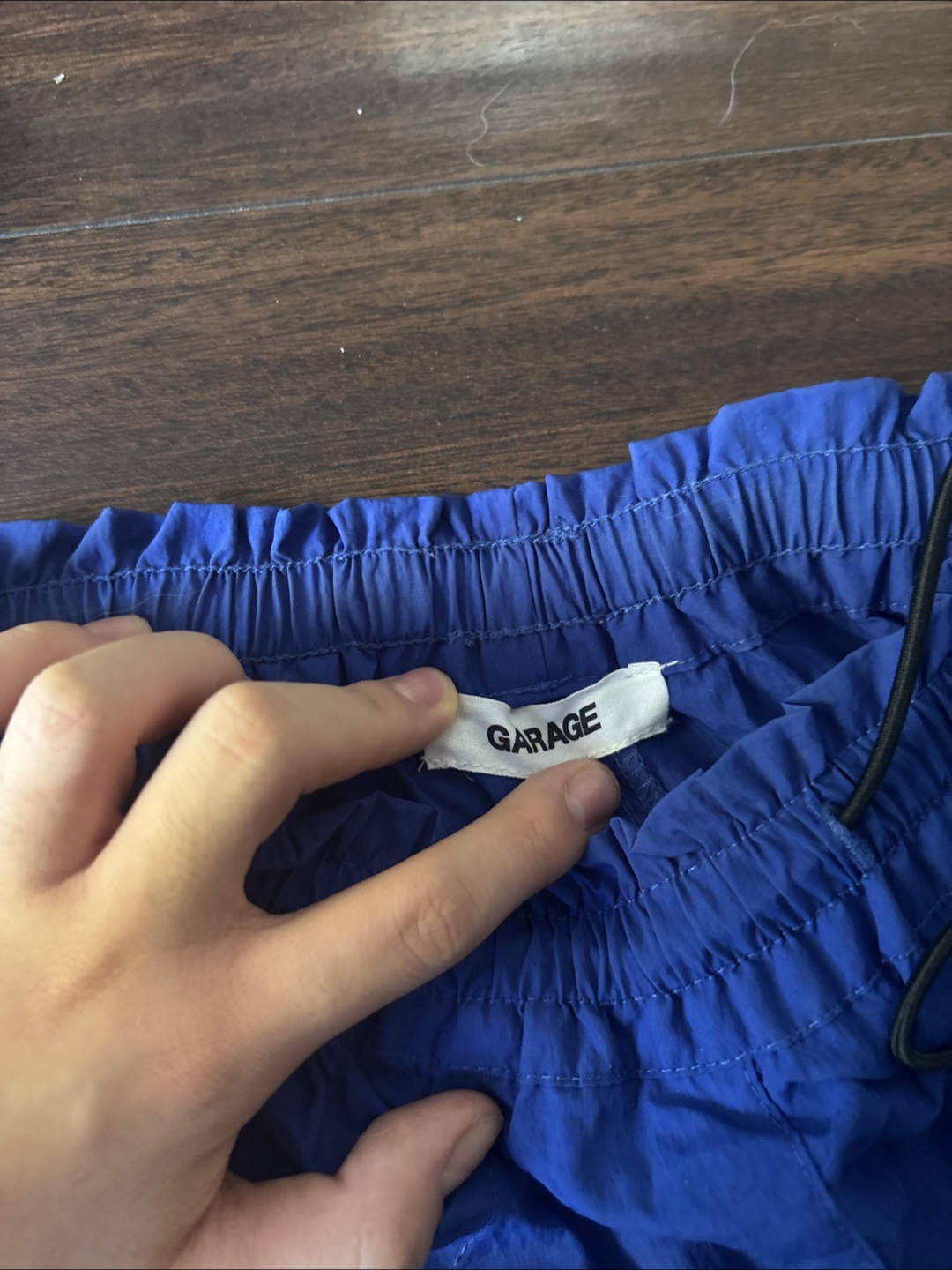 Garage Blue Parachute Cargo Pants - photo 2