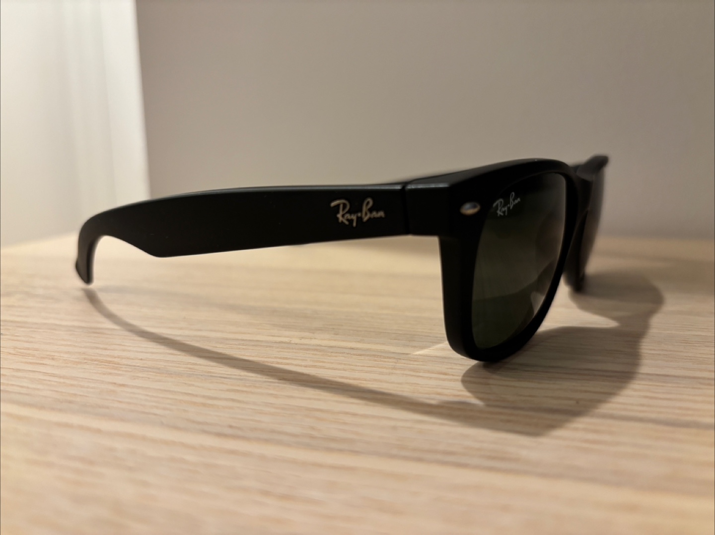 Ray-Ban New Wayfarer Sunglasses - Black Matte - photo 2
