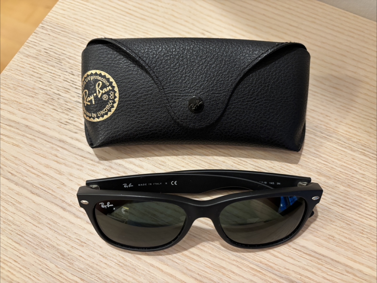 Ray-Ban New Wayfarer Sunglasses - Black Matte - photo 4