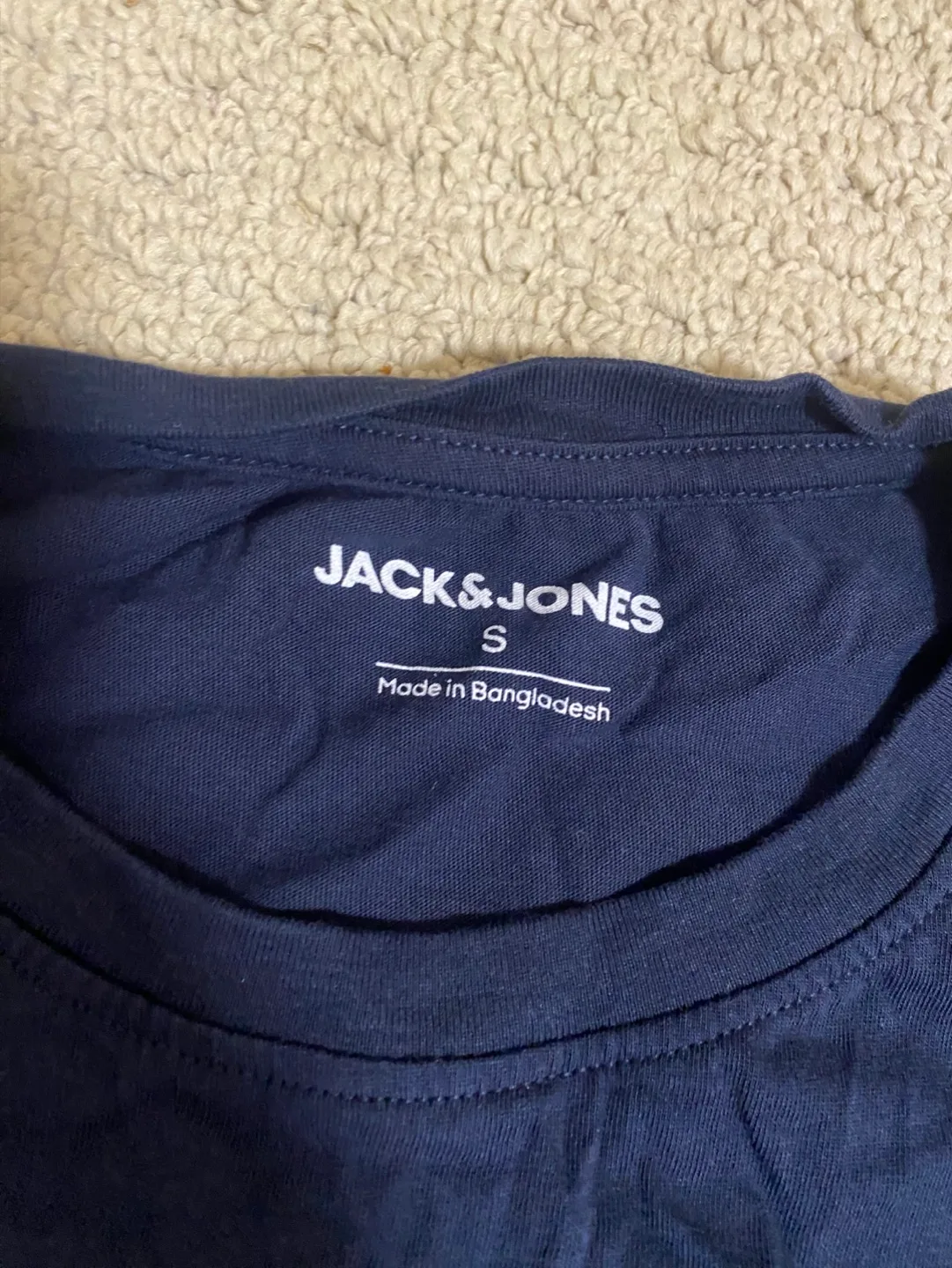 Jack & Jones Navy Blue T-Shirt - Size S image indicator(3)