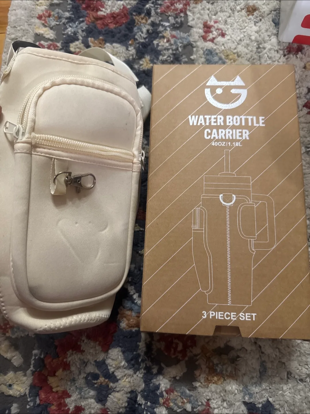 Water Bottle Carrier Bag 🧡 thumbnail