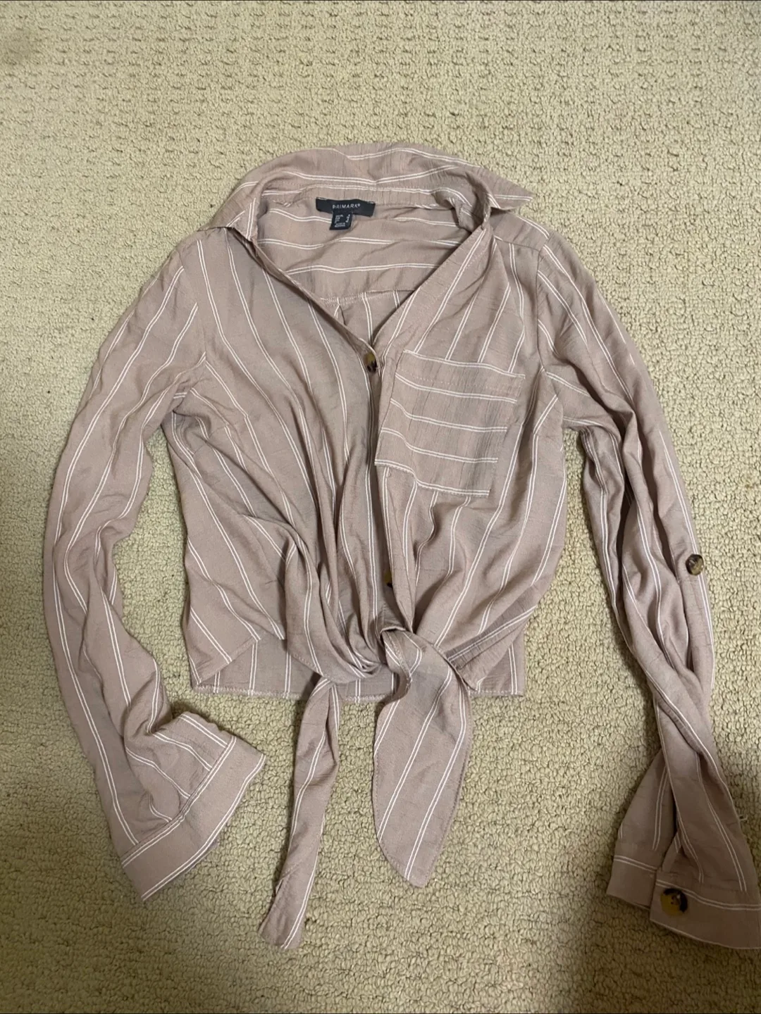 Striped Blouse / Shirt  - Size Small image indicator(2)