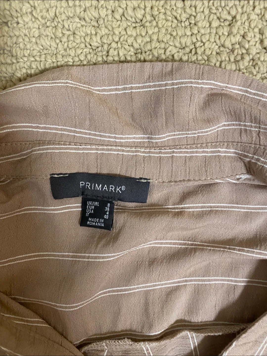 Striped Blouse / Shirt  - Size Small image indicator(3)