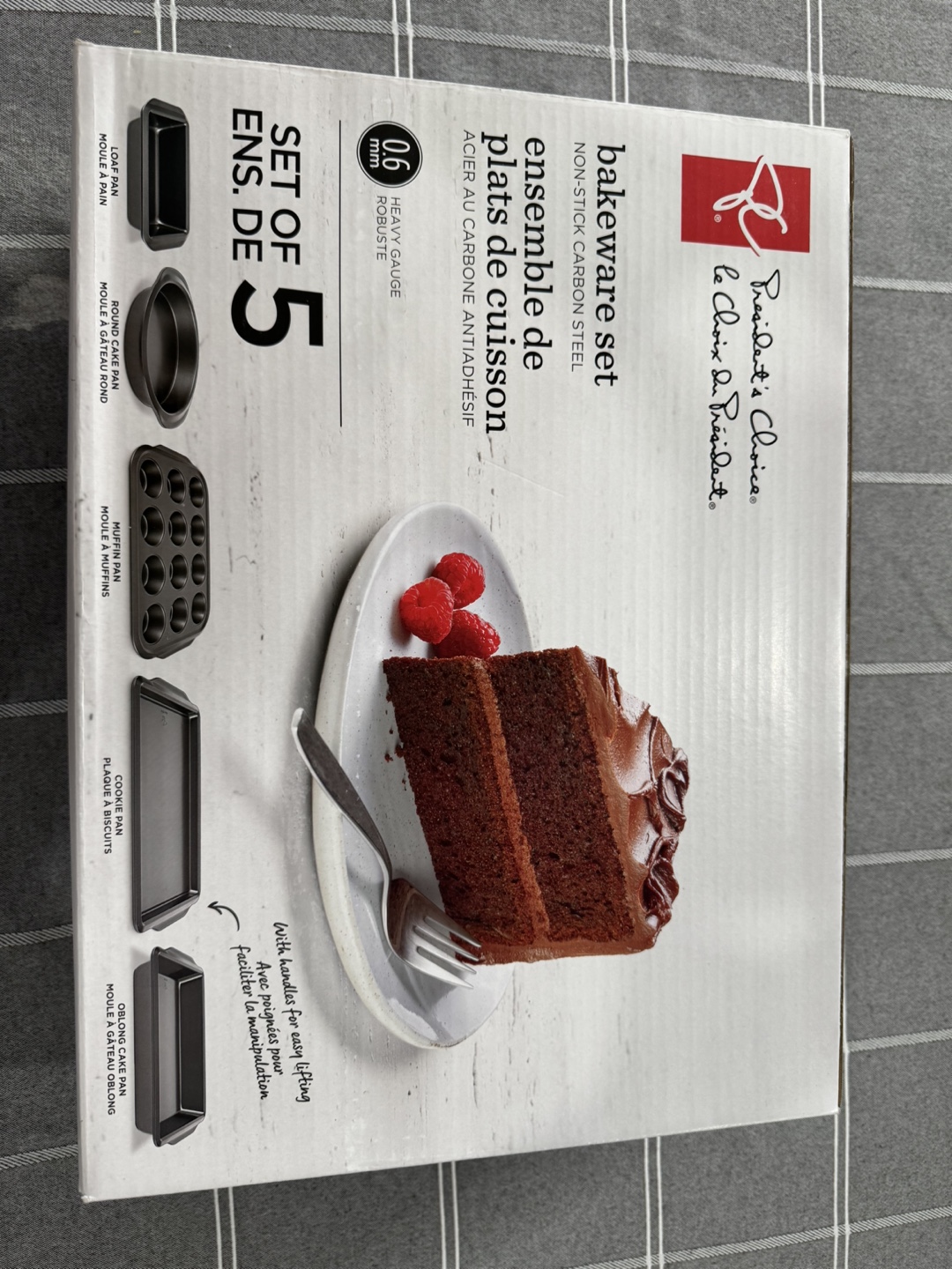 President's Choice 5-Piece Bakeware Set - New - photo 2