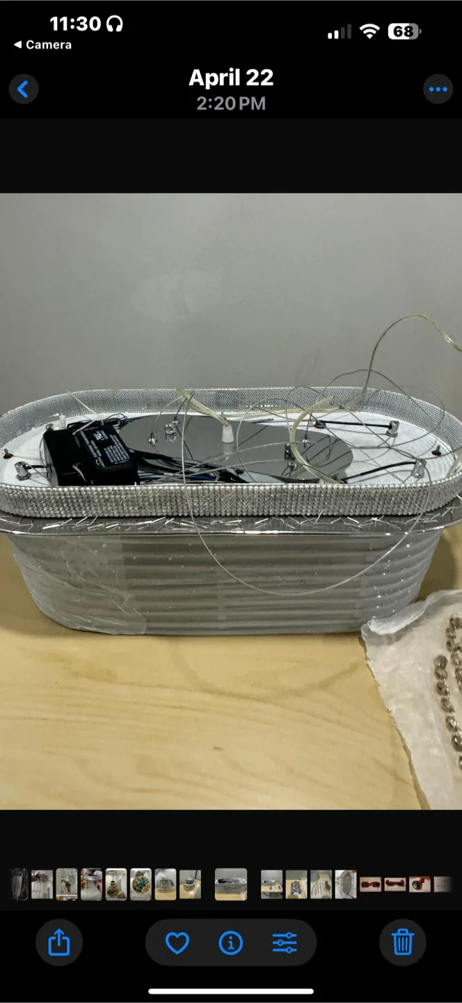 Chandelier with Crystals