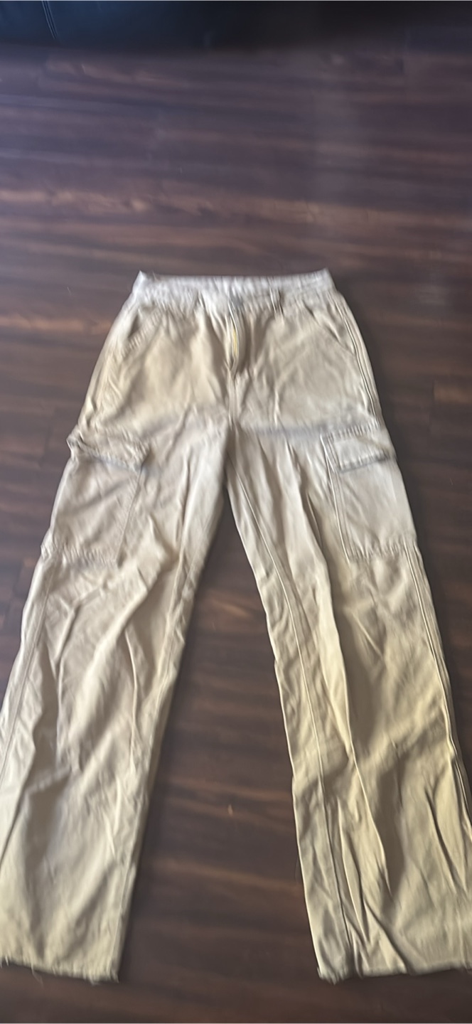 Beige Cargo Pants