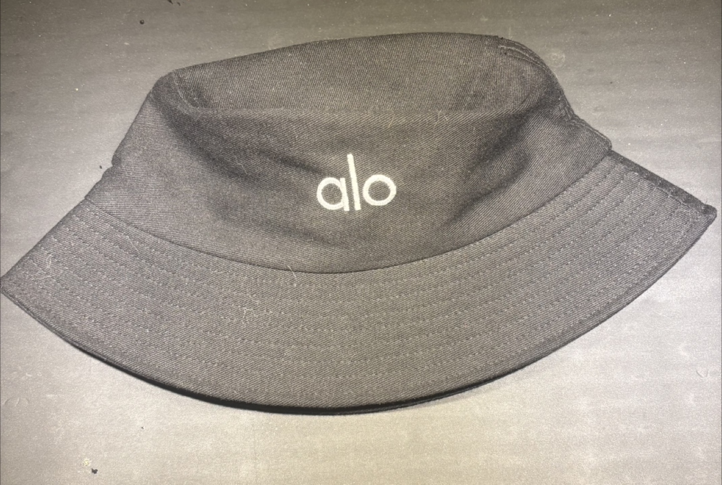 Alo Black Bucket Hat - Size 58