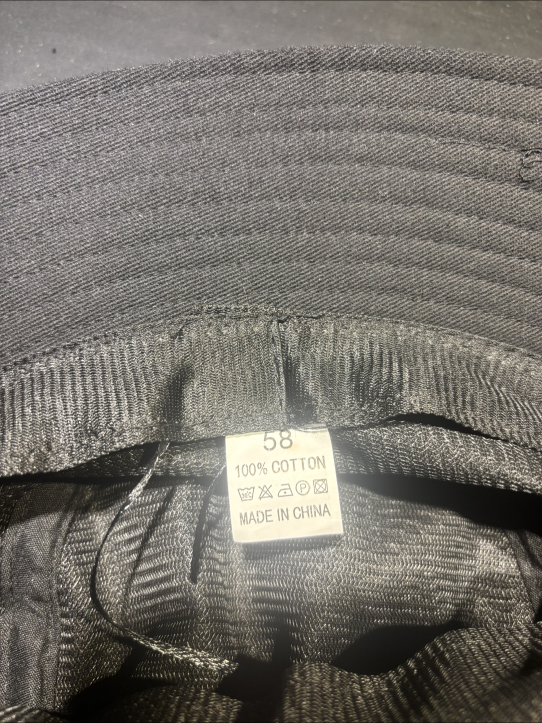 Alo Black Bucket Hat - Size 58 - photo 4