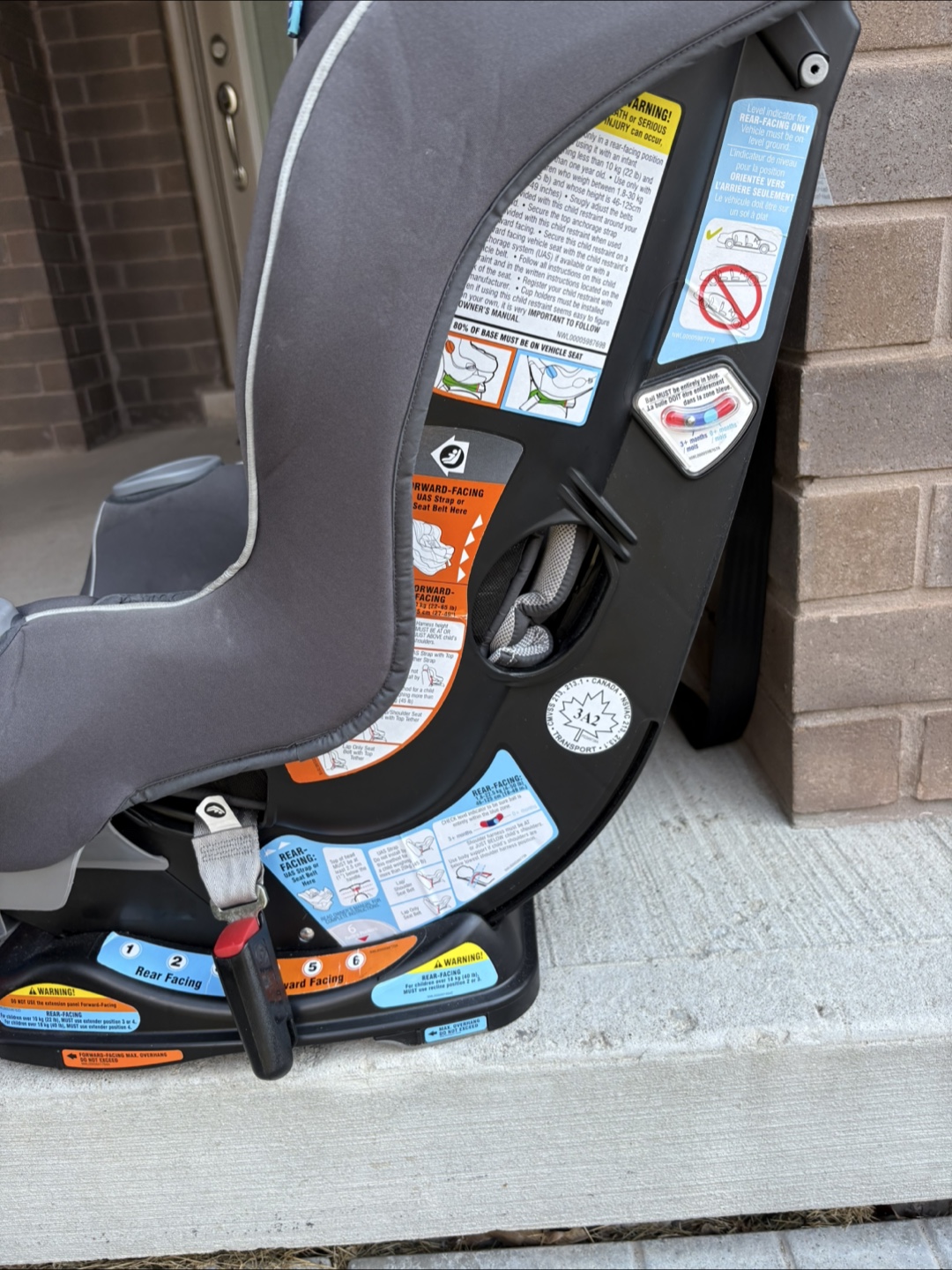 Graco Extend2Fit Convertible Car Seat - photo 4