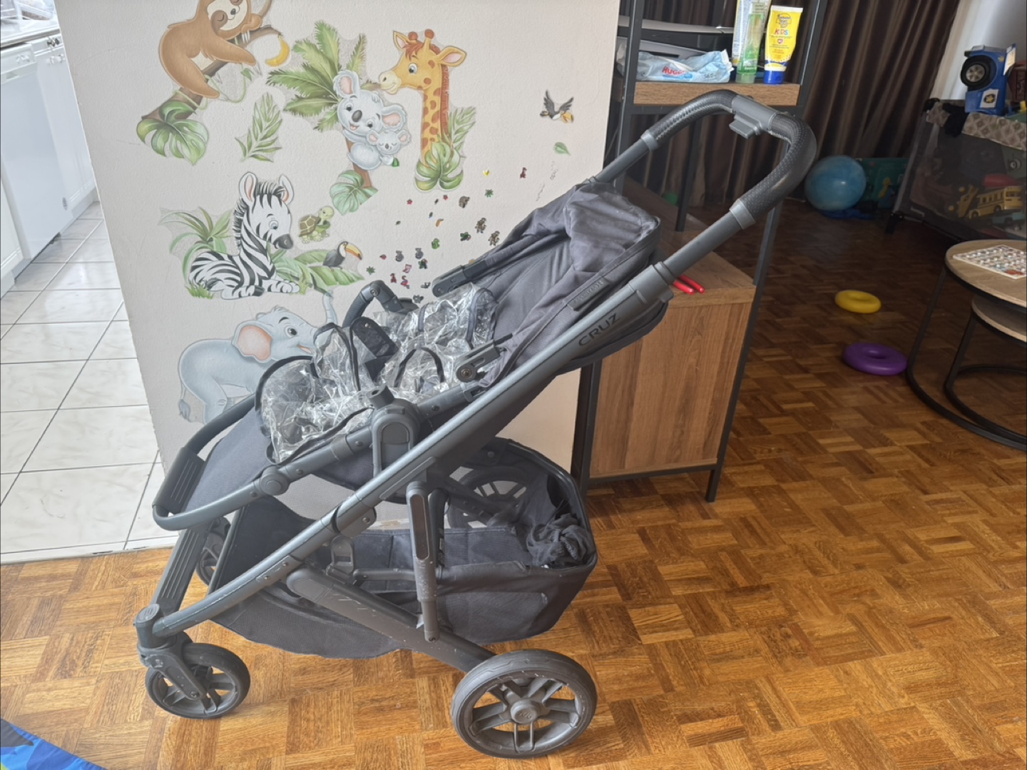 UPPAbaby Cruz stroller with rumble seat