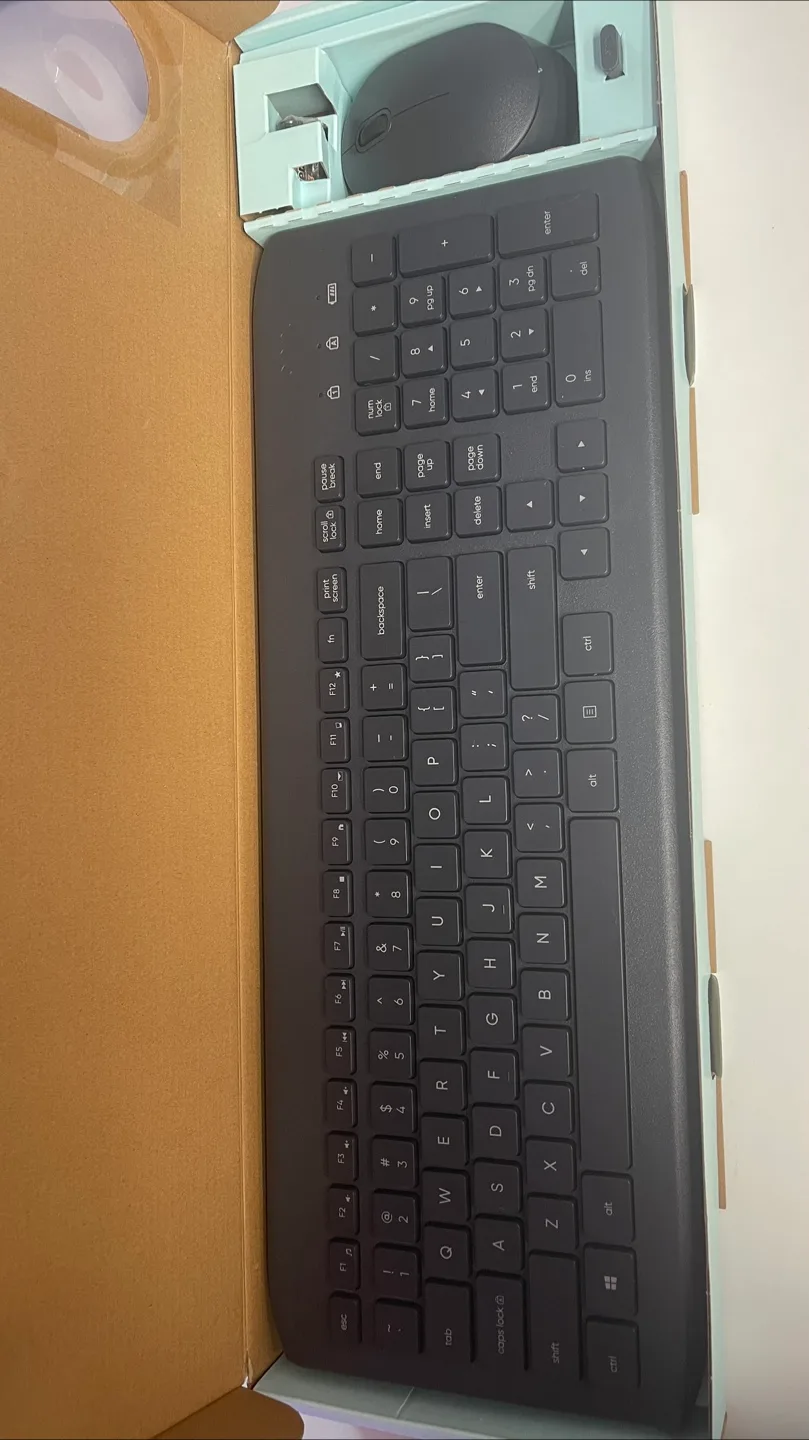 onn. Wireless Keyboard and Mouse Combo - New 🧡 image indicator(3)