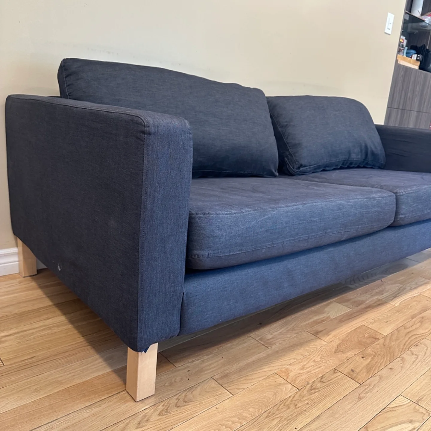 IKEA Karlstad Grey 3-Seater Sofa (CAN DELIVER) image indicator(5)