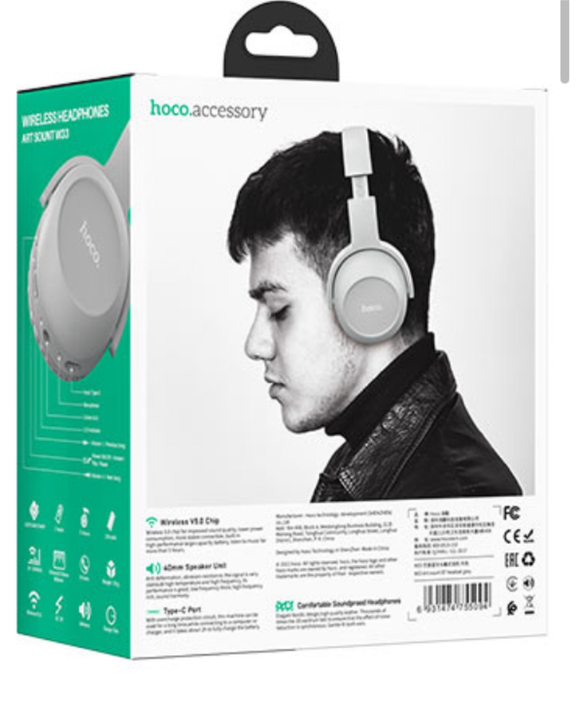 Hoco W33 Wireless Headphones - New - photo 2