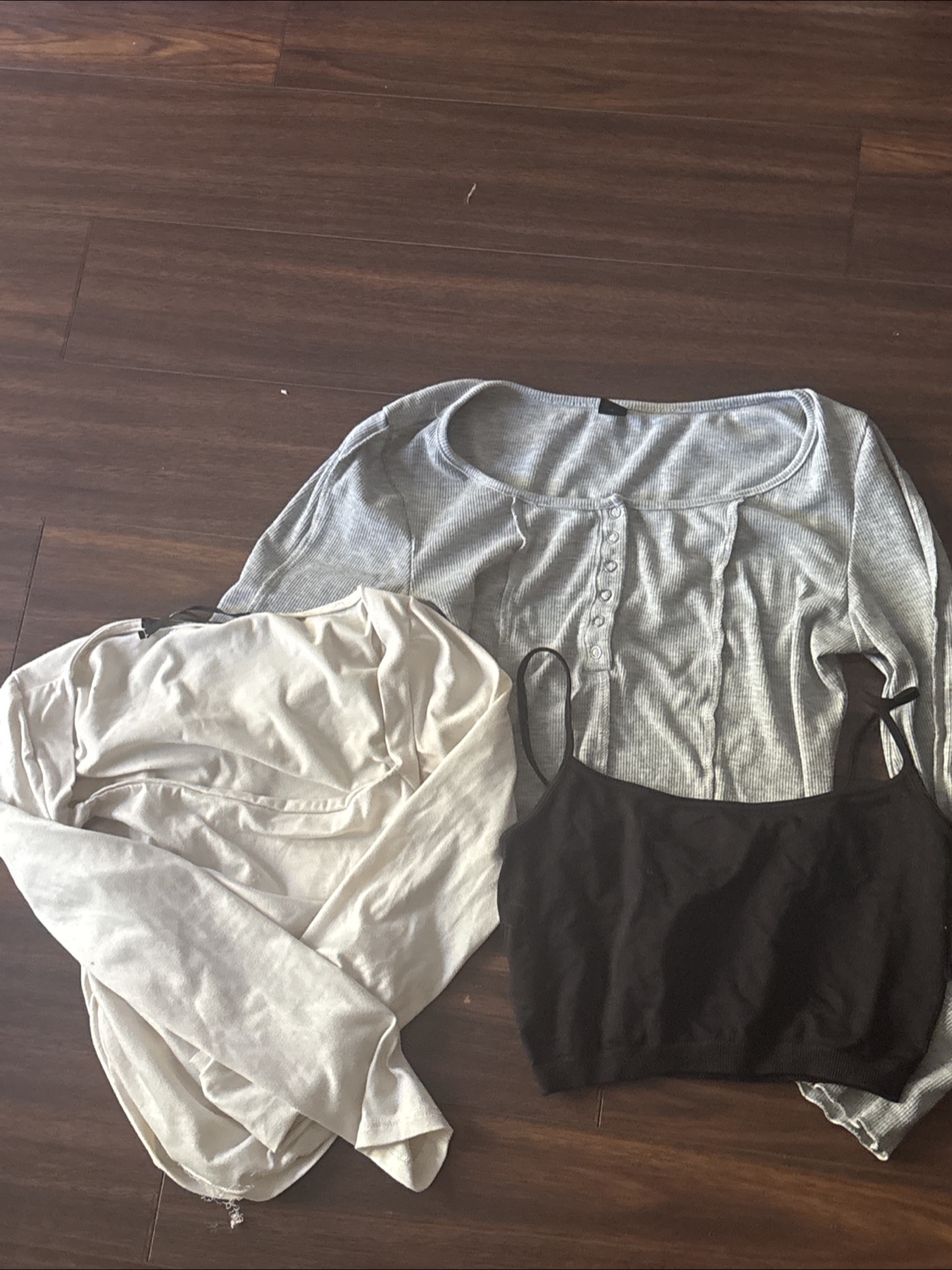 Assorted Women's Tops - Grey, Beige, Black