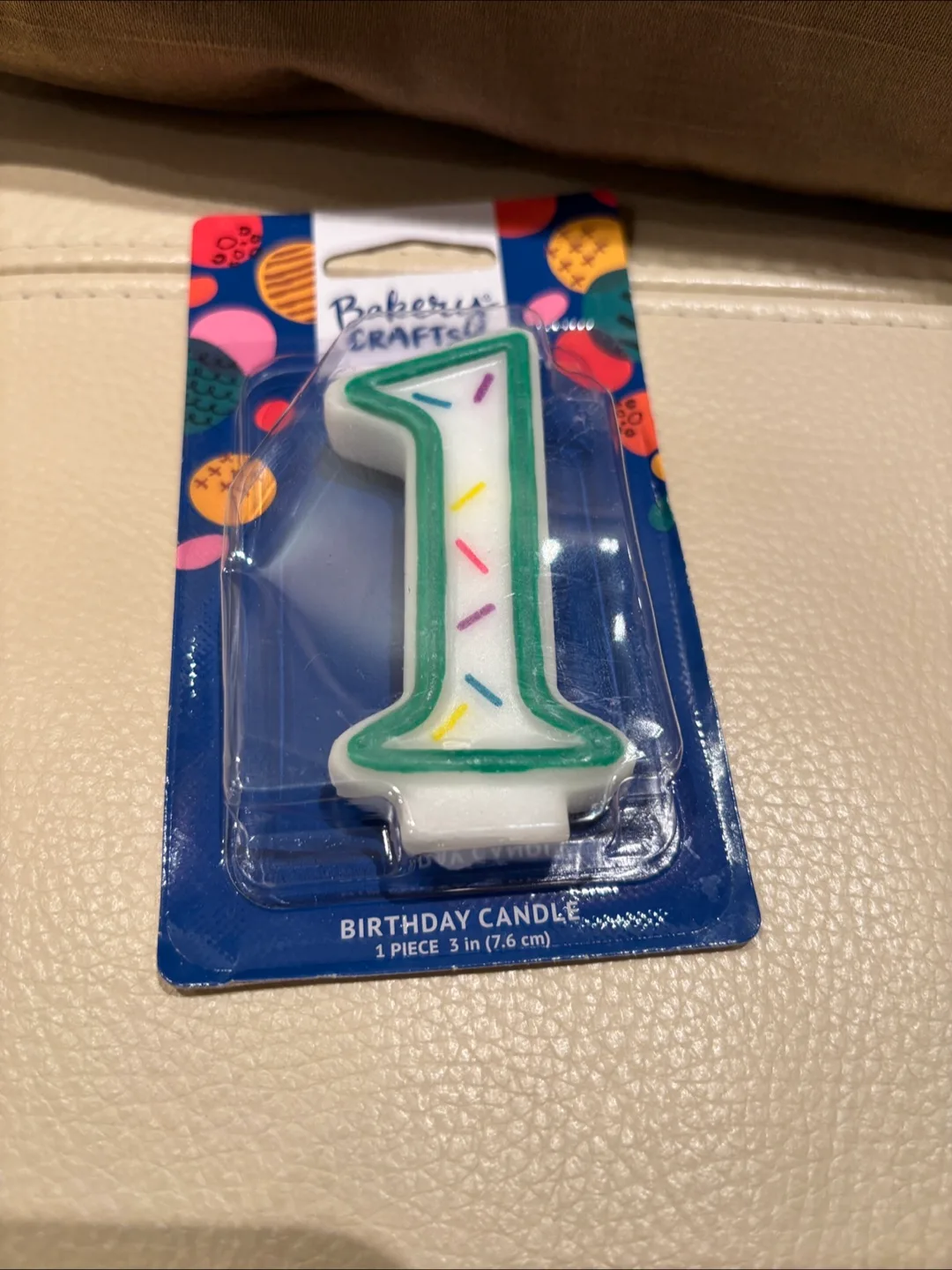 Bakery Crafts Birthday Candle - Number 1 thumbnail