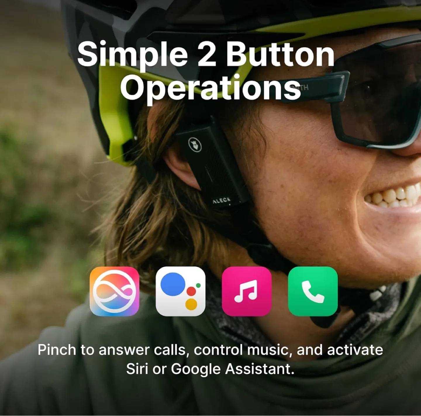 Aleck Punks “4 pack” Wireless Bluetooth Bike Helmet Speakers 🥕 image indicator(3)