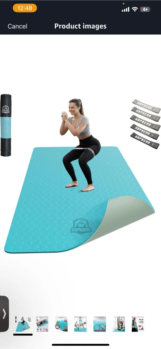Hapbear Yoga Mat - 6mm Thick thumbnail