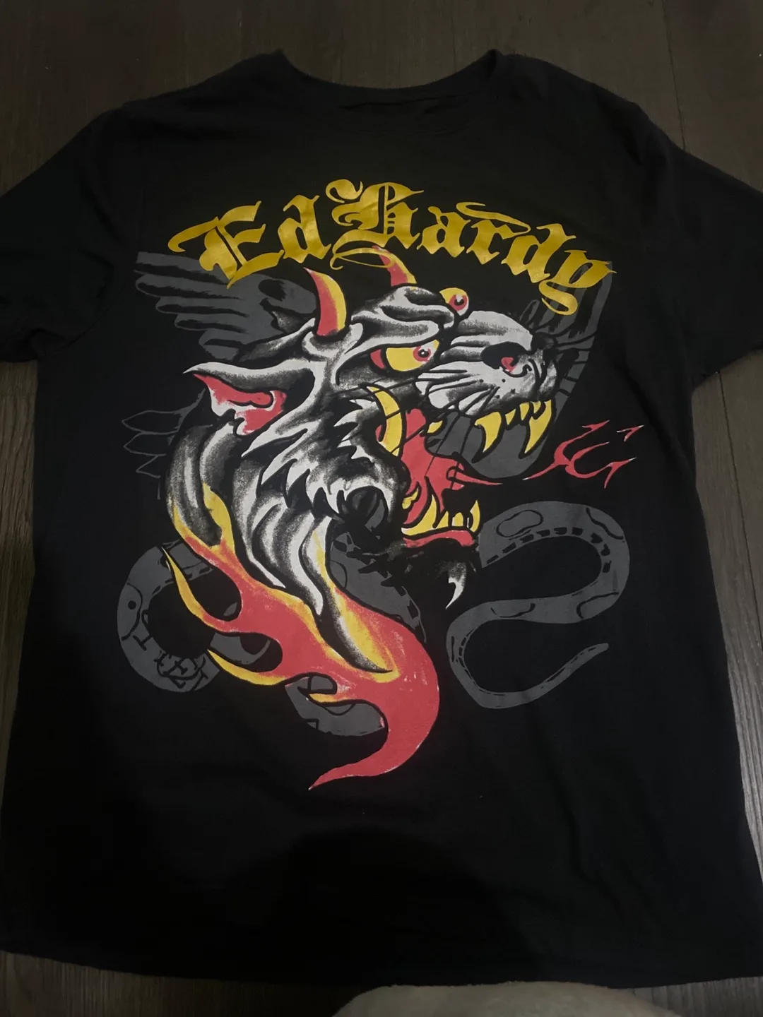 Ed Hardy Black Graphic Tee - Size M thumbnail
