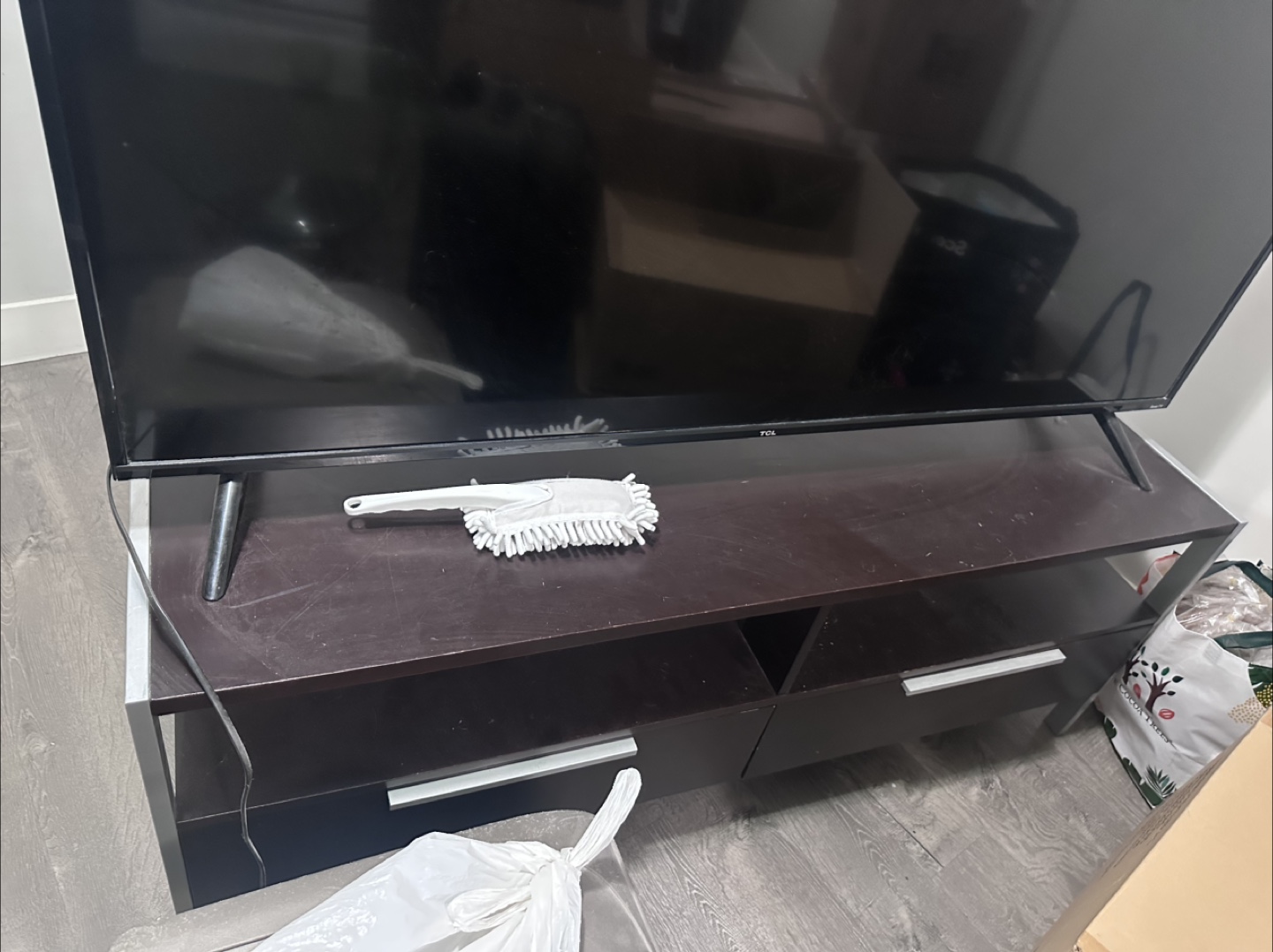Dark Brown TV Stand - photo 5