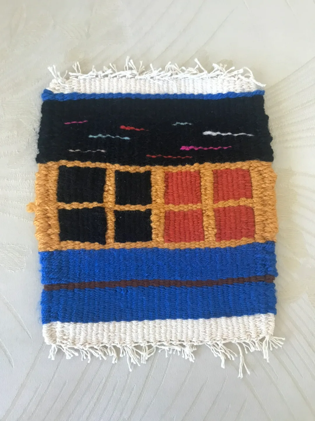 [Handmade] tapestry with cute house on it thumbnail