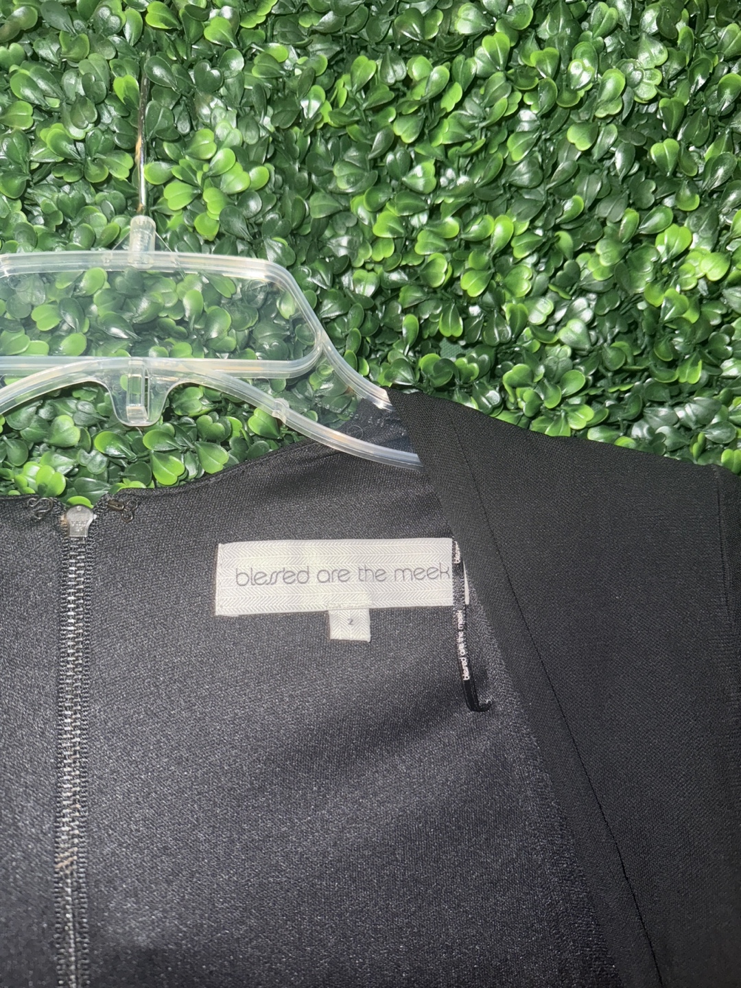 Blessed Are The Meek Black Dress - Size 2 - photo 2