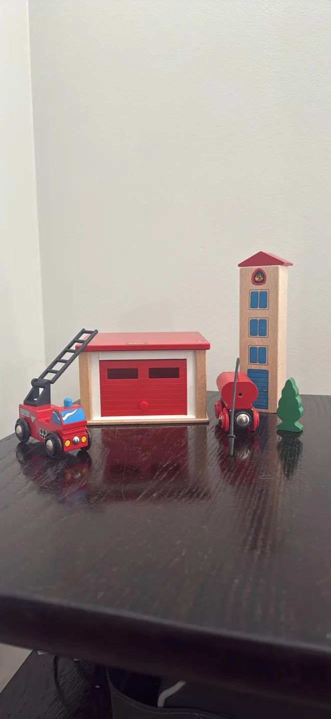 Brio Fire Station Set - Wooden Toy thumbnail