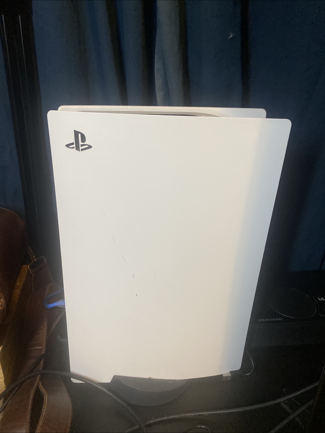 PlayStation 5 (PS5) Console and Two Controllers