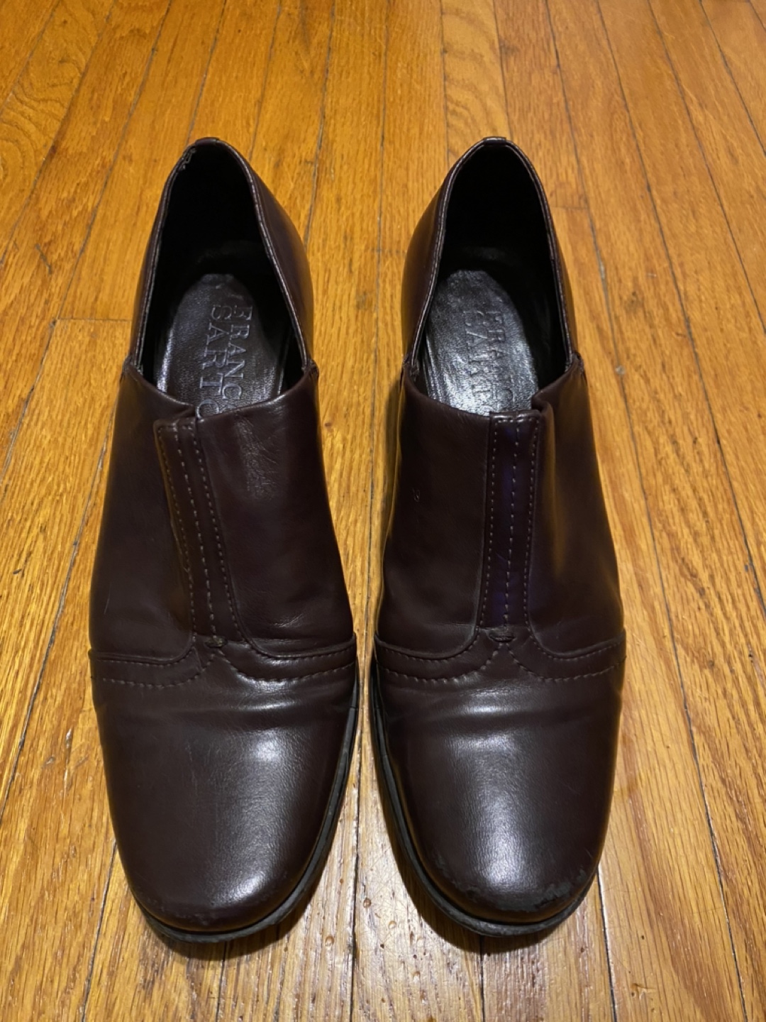 Franco Sarto Brown Leather Heels - Size 7