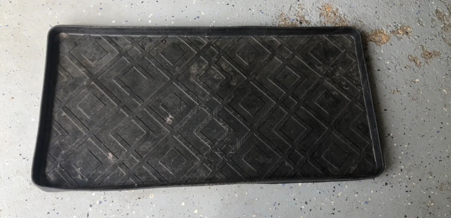 Black Rubber Boot Tray thumbnail