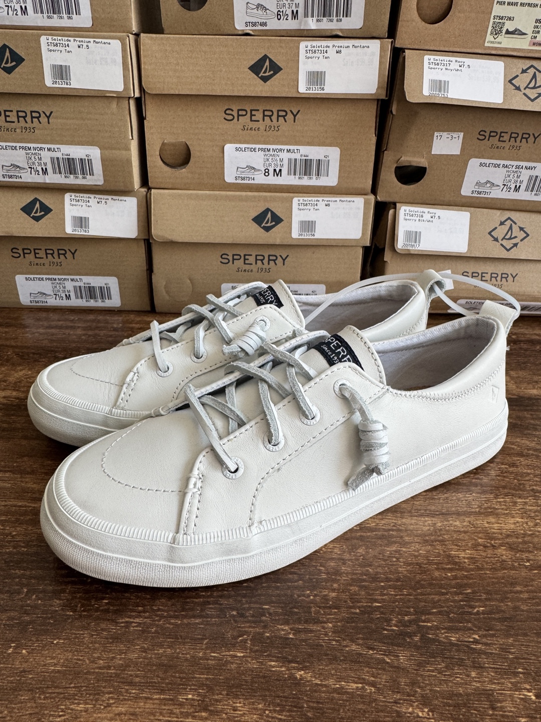 Sperry Crest Vibr Leather Women - White