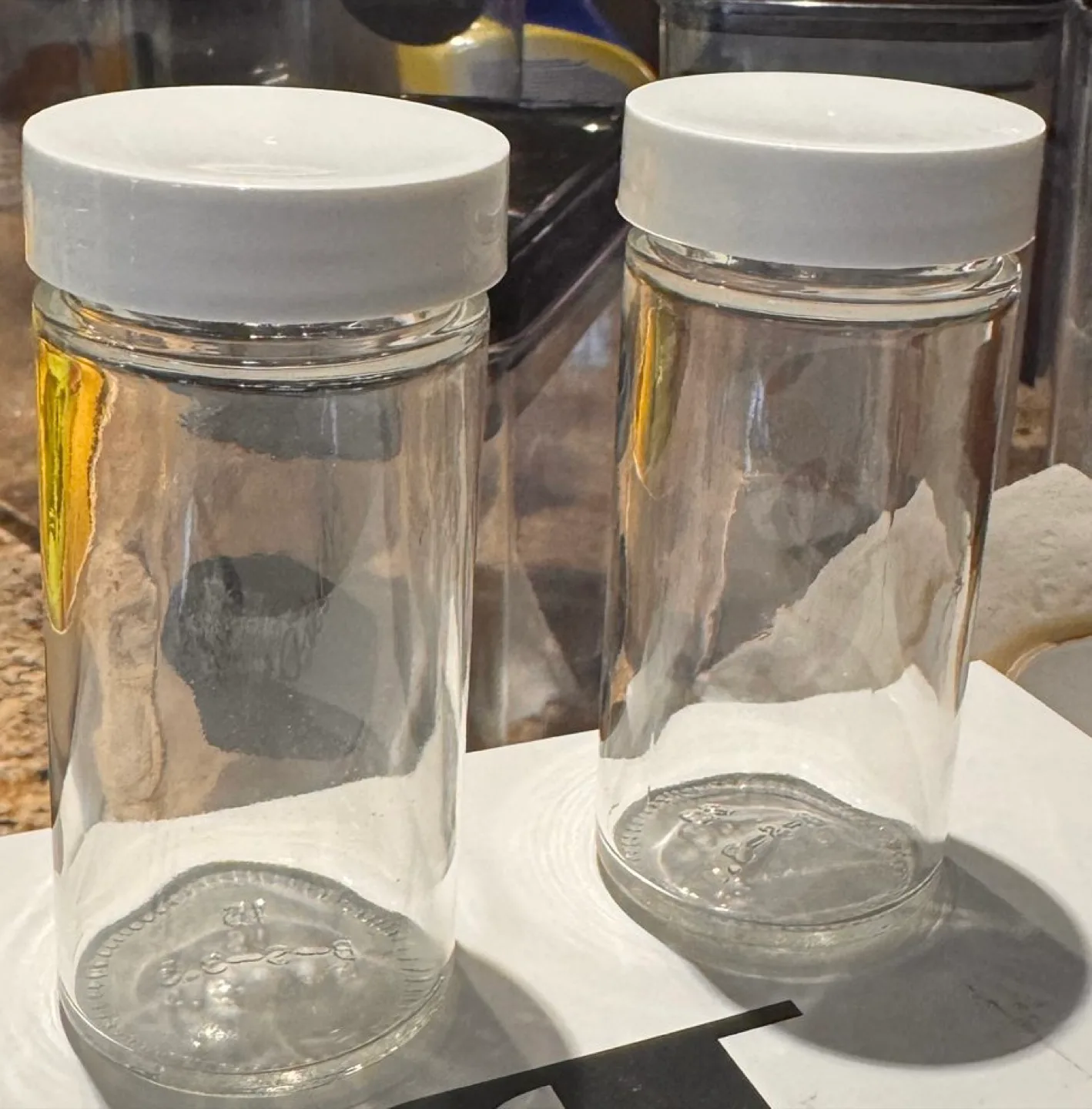 Spice Jars with White Lids (Set of 12) image indicator(2)