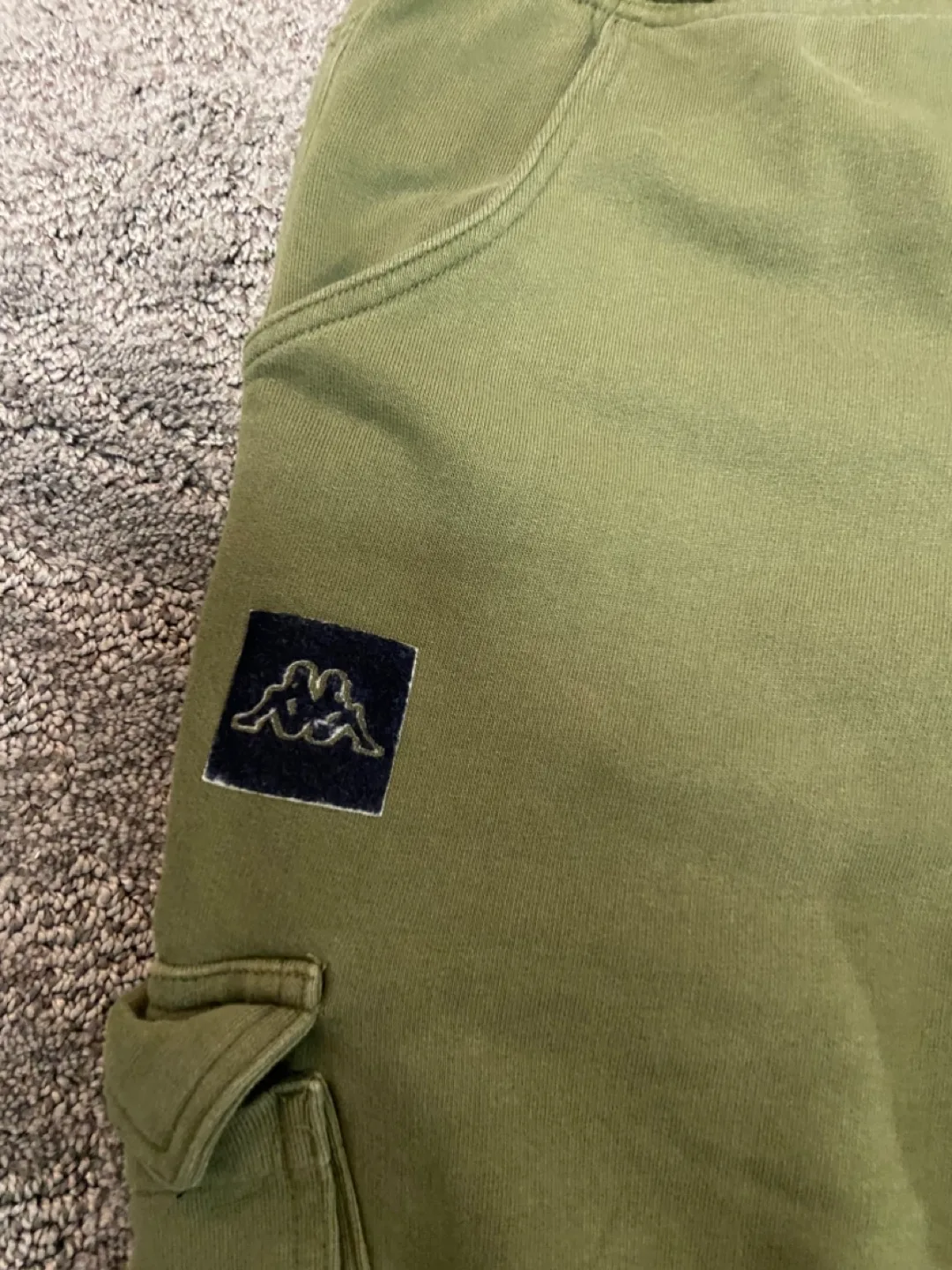 Kappa Olive Green Cargo Sweatpants image indicator(3)