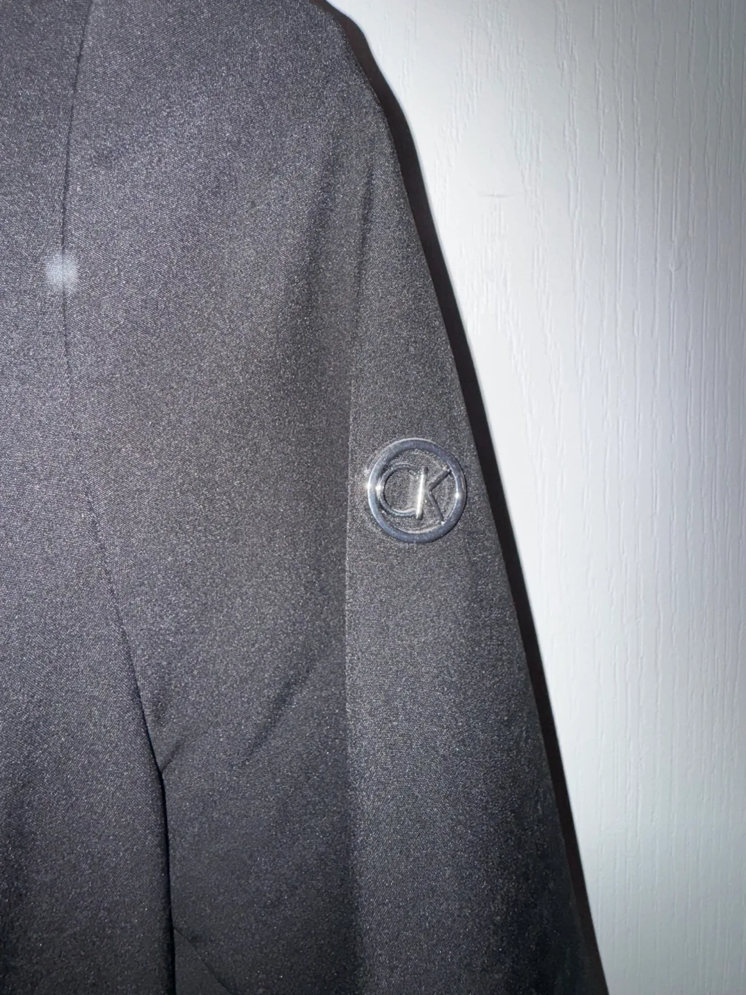 Calvin Klein Black Trench Coat - Size M image indicator(6)