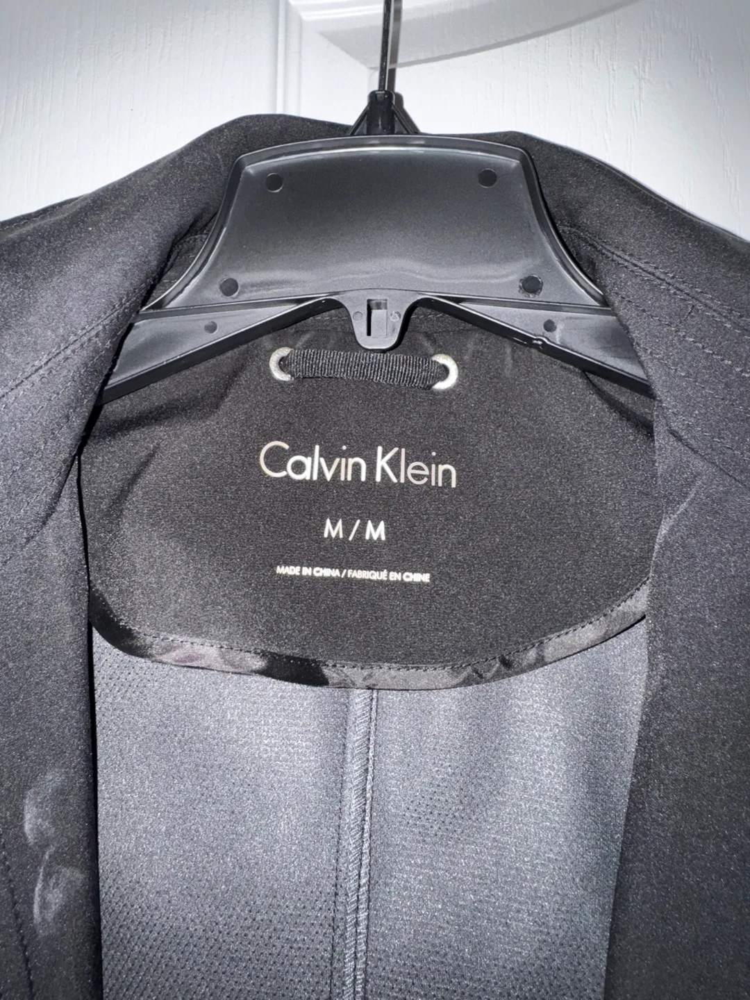 Calvin Klein Black Trench Coat - Size M image indicator(4)