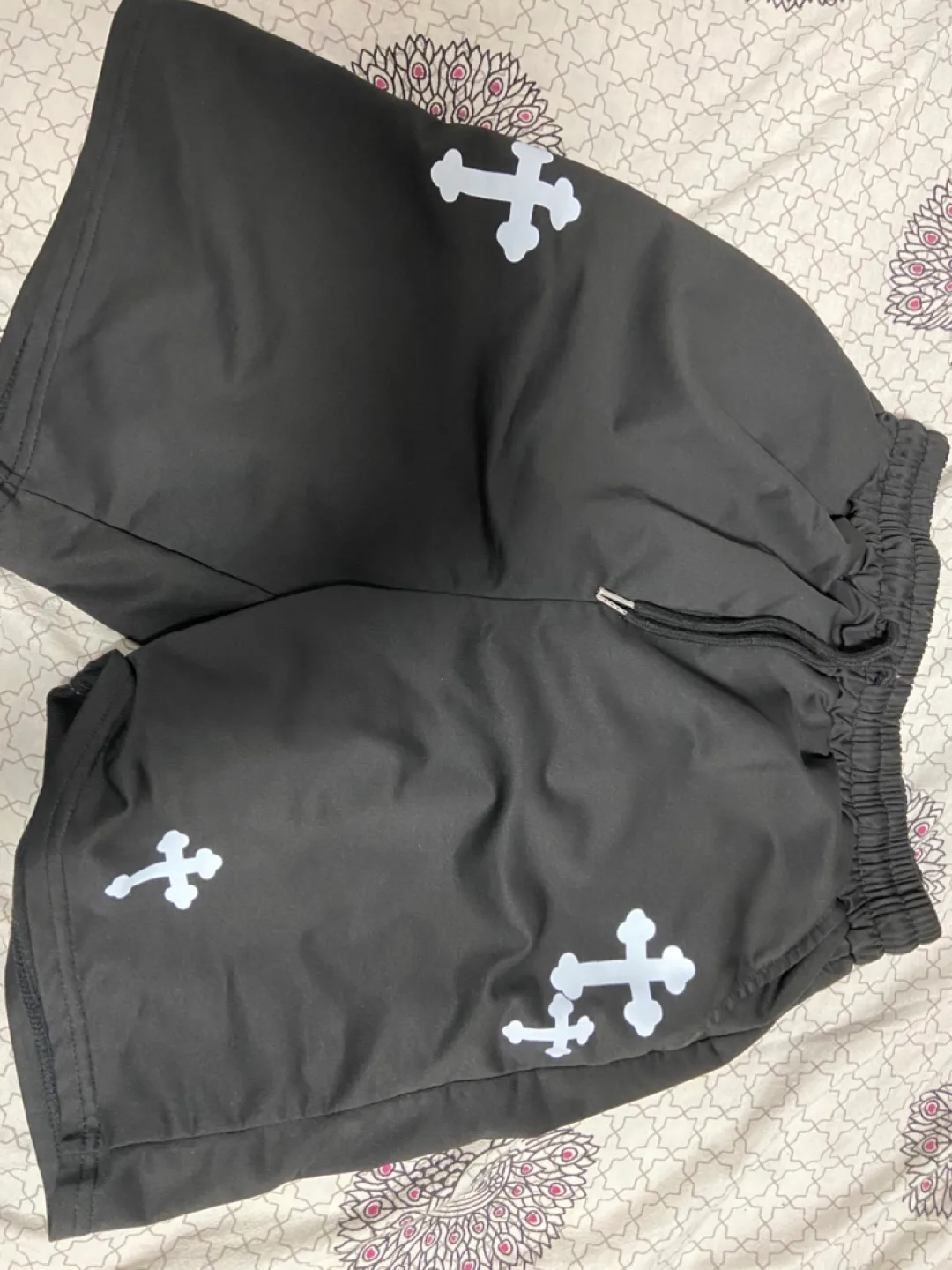 Black Shorts with Cross Design thumbnail