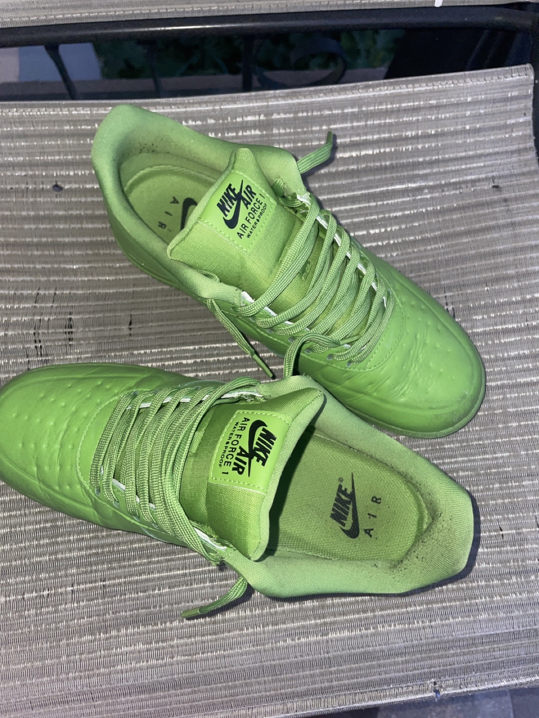 Green AF1s