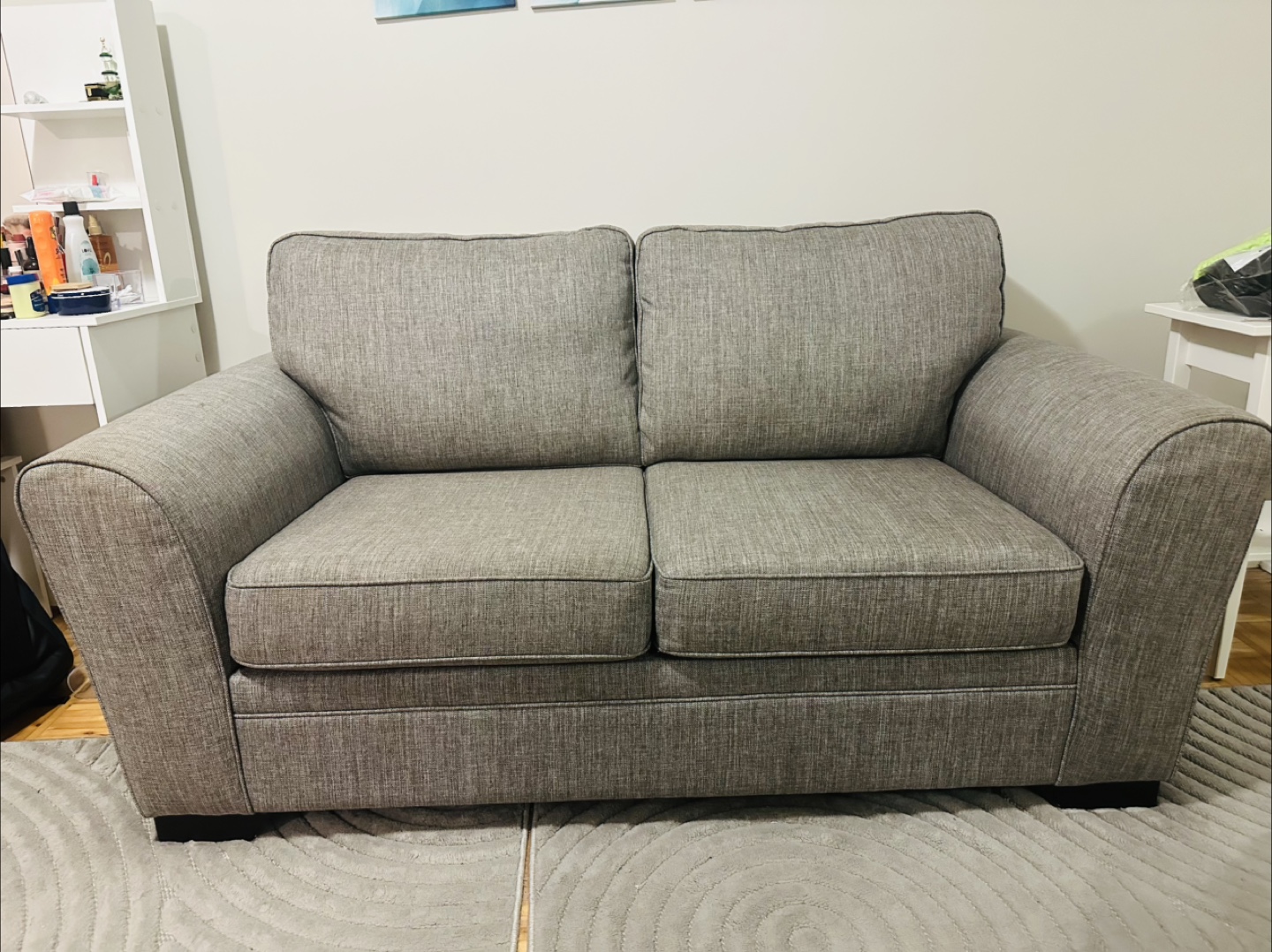 Grey Loveseat Sofa - photo 2