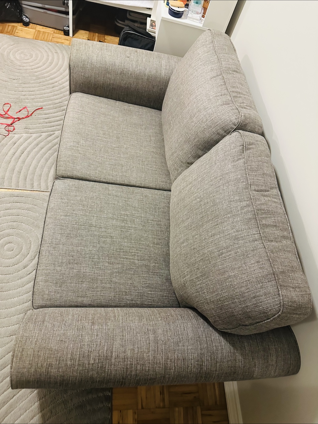 Grey Loveseat Sofa