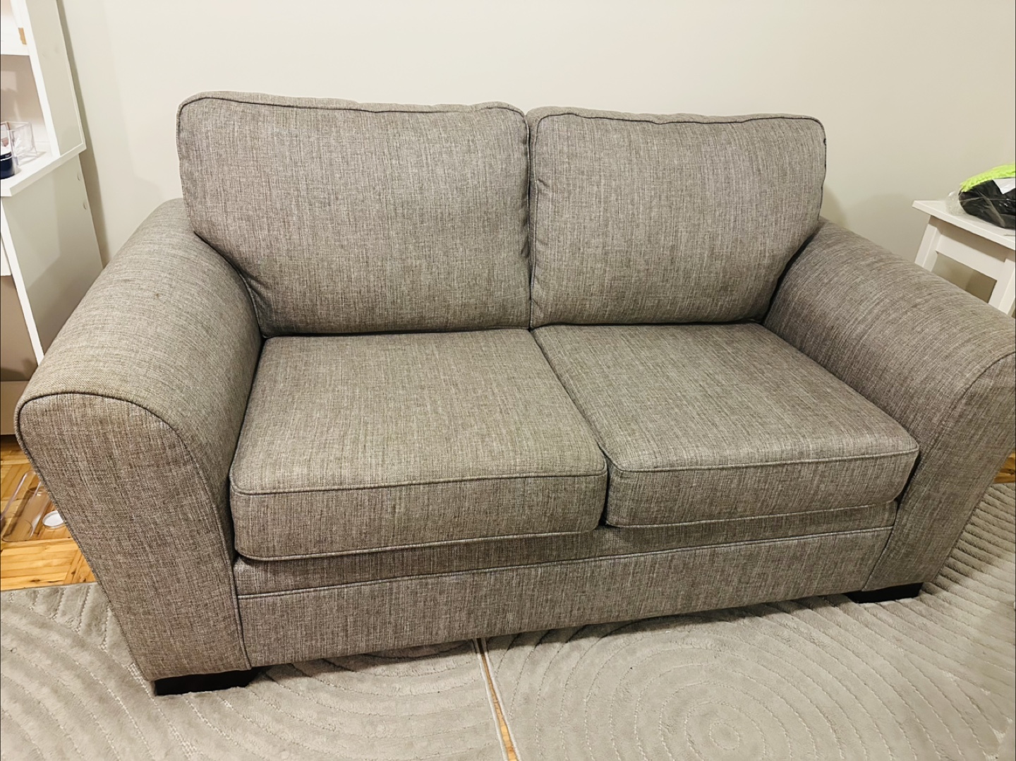 Grey Loveseat Sofa - photo 3