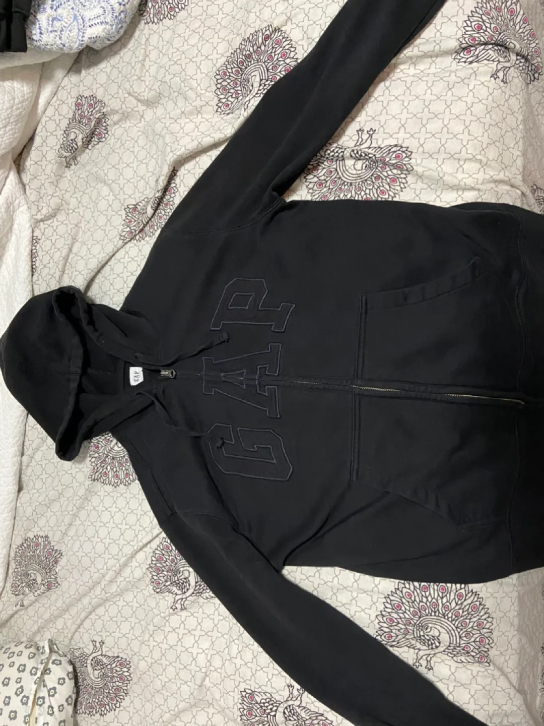 GAP Black Full Zip Hoodie image indicator(2)