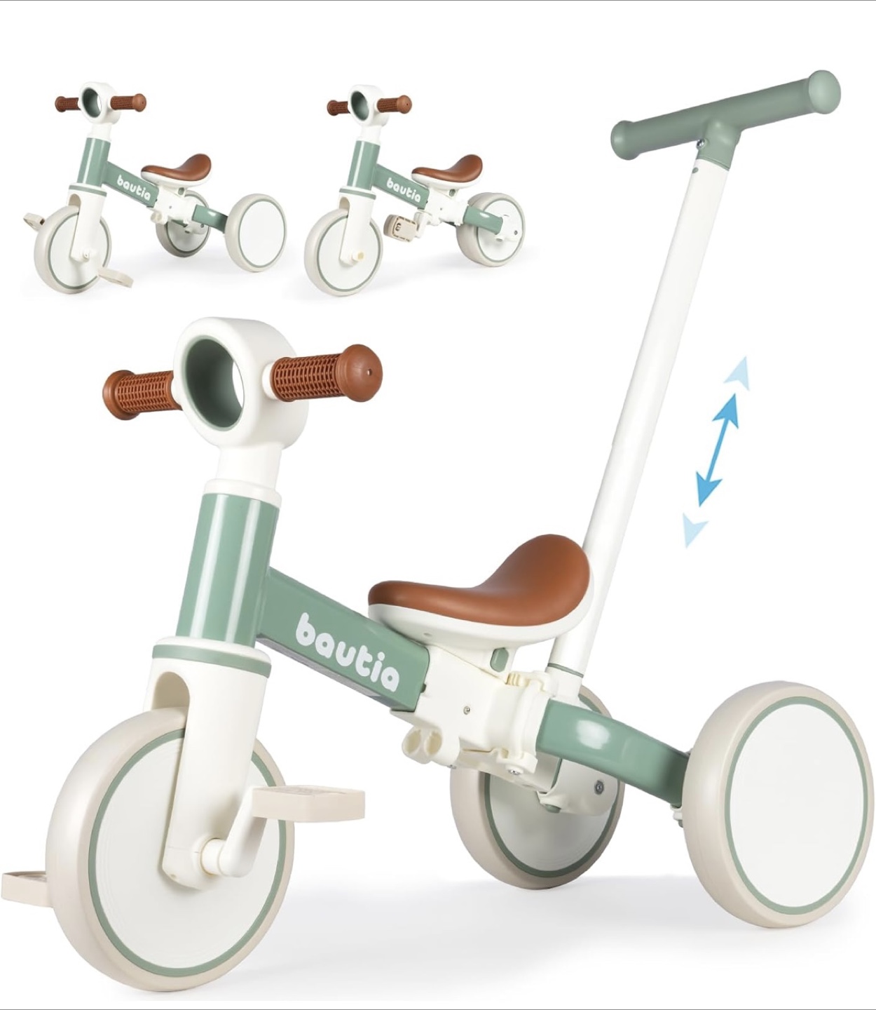 Bautia 4-in-1 Kids Tricycle/Balance Bike