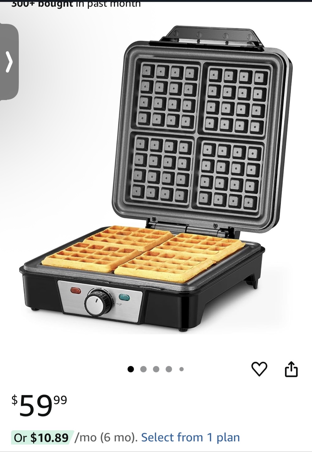 Reemix Waffle Maker SLS8005 - Like New! - photo 2