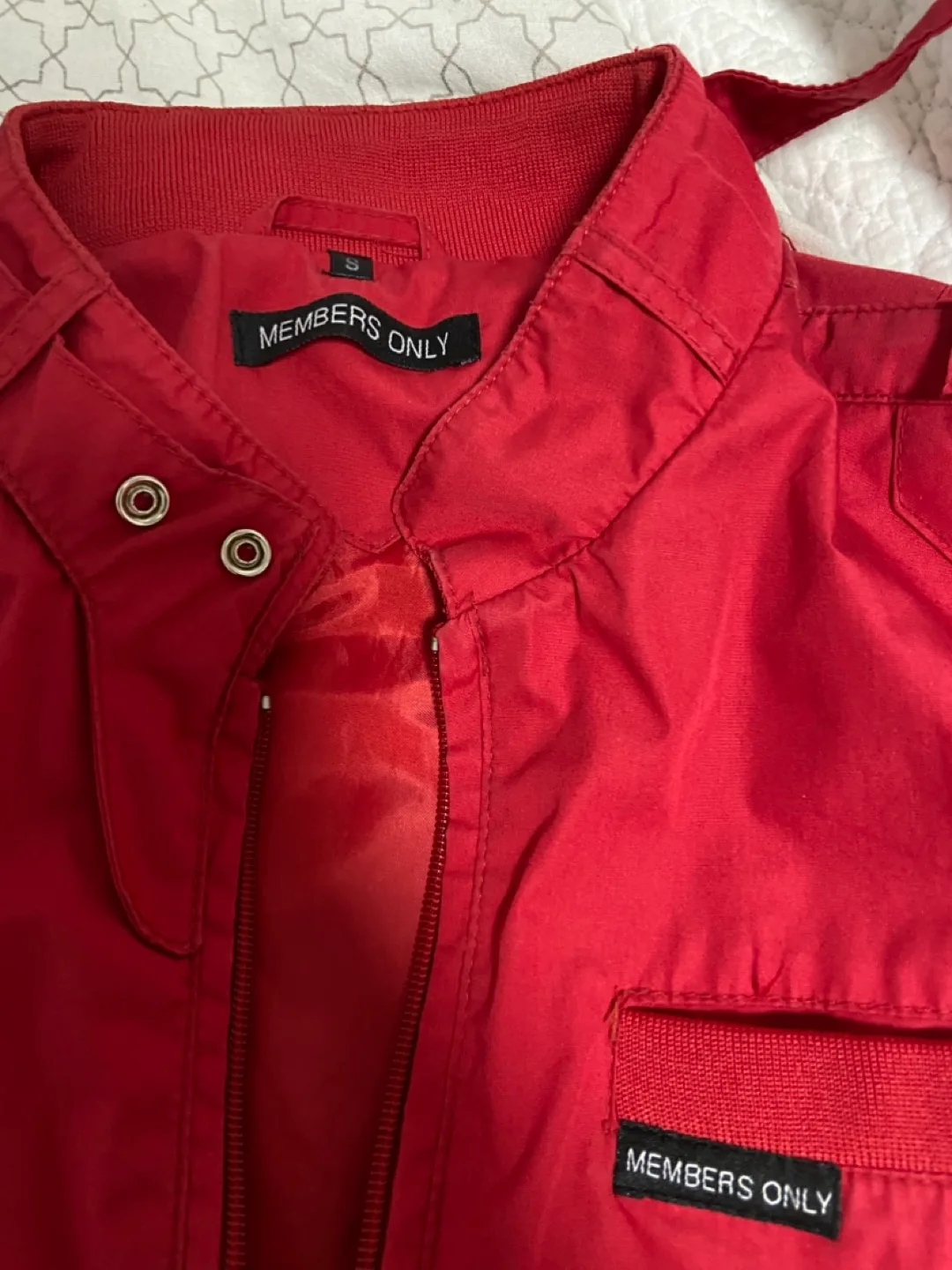 Members Only Red Jacket - Size S image indicator(2)