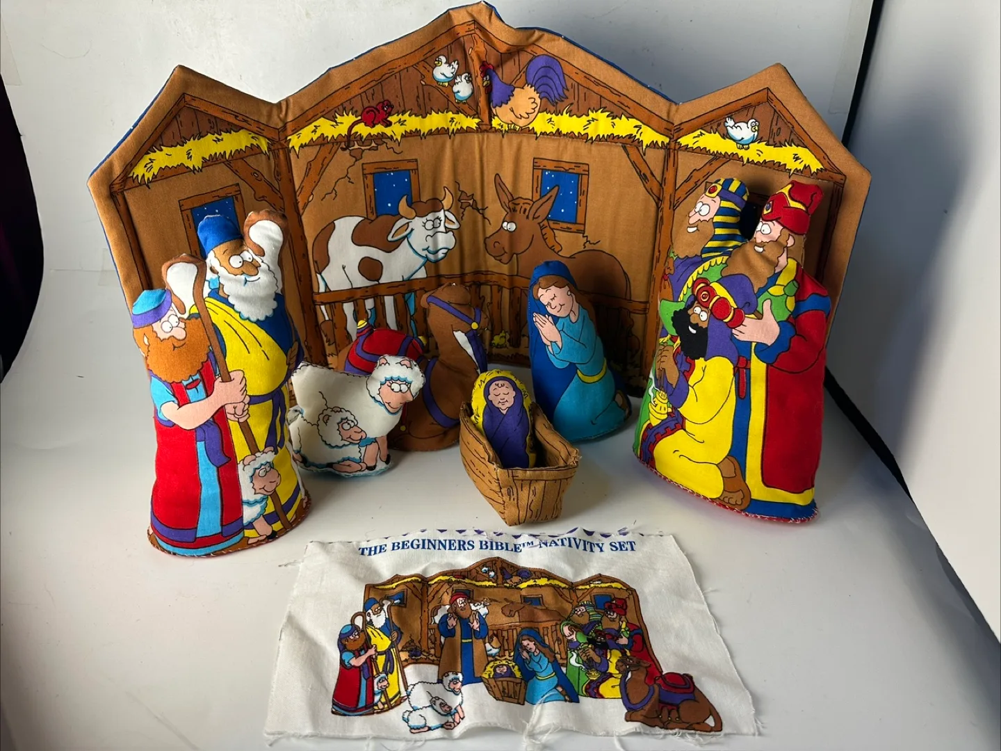 Beginners Bible Nativity Set (missing Joseph.) thumbnail