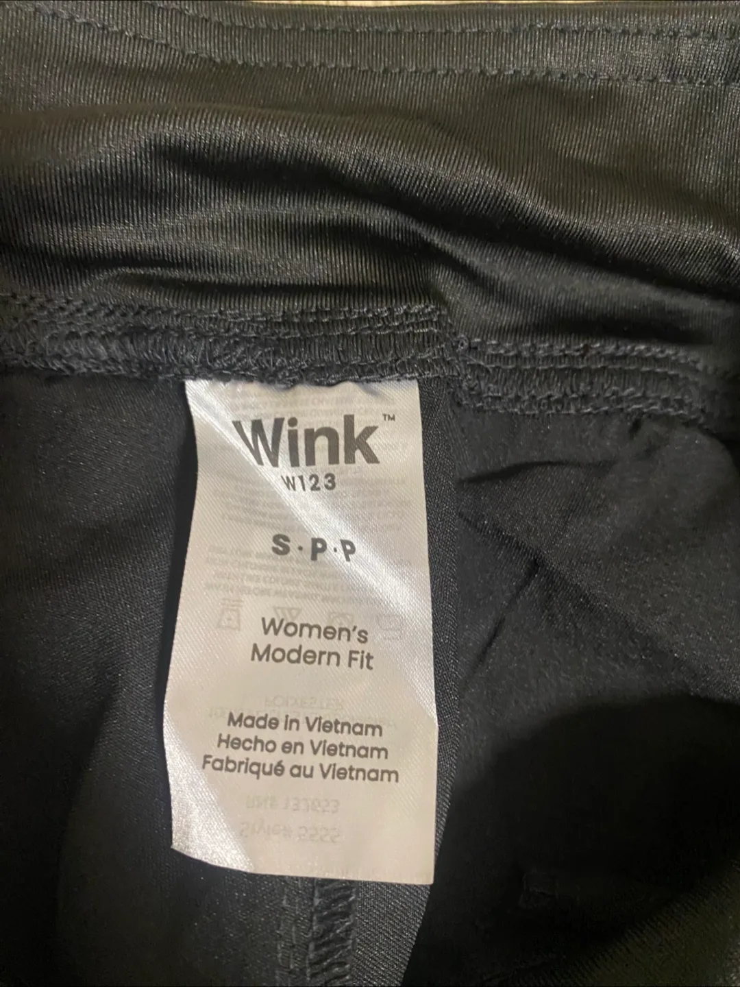 New Wink W123 Black Scrub Pants - Size S image indicator(5)