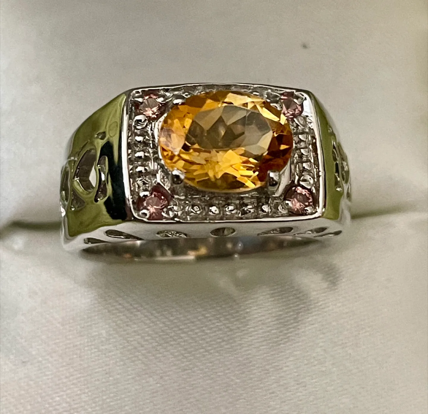 Citrine & Sapphire Ring image indicator(4)