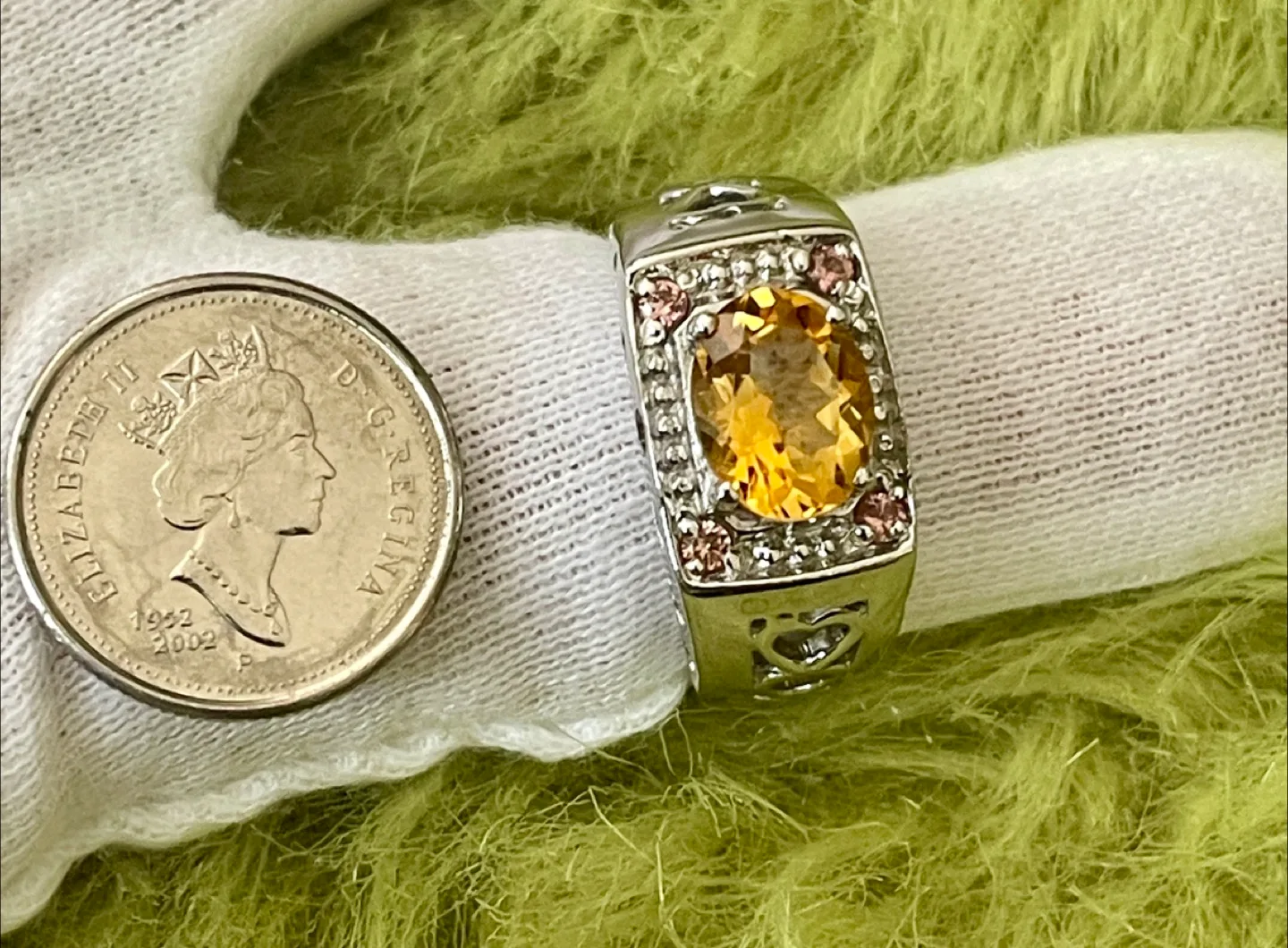 Citrine & Sapphire Ring image indicator(7)