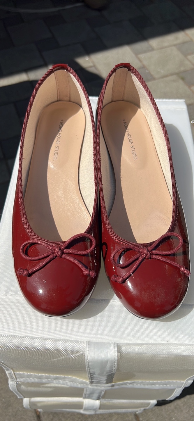 Burgundy Bow Heels
